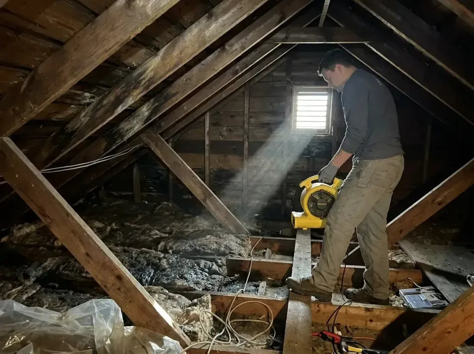 attic-water-damage-drying-proc-007 — frequently asked questions, Emergency Water Extraction & 24/7 Flood Response in Haughto…